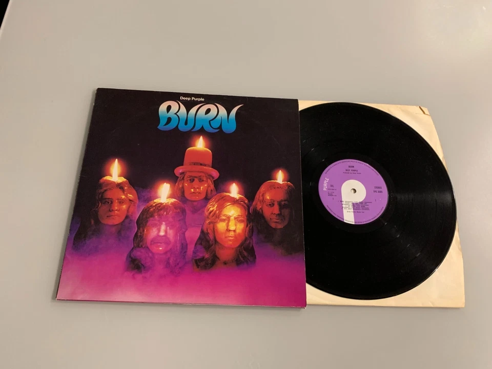 DEEP PURPLE...BURN... RARE UK FIRST ISSUE ALBUM..PURPLE..TPS 3505 - Image 1 of 3