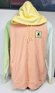 Teddy Fresh Hoodie Mens Multicolor Bear Patch Logo Size 3XL - Picture 1 of 9