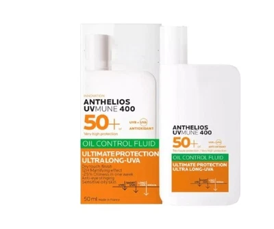 UVmune 400 Fluid Oil Control SPF50+ 50ml à l'épreuve de la sueur - Imagen 1 de 3