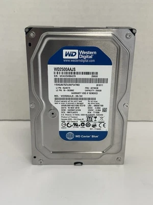 Western Digital 250GB HDD SATA 3.5 in Hard Disk Drive WD2500AAJS - Image 1 of 3