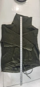 Members Mark grüner strukturierter Pullover mit Wasserfallausschnitt Damen Gr.XL kuschelig minimalistisch - Bild 1 von 8