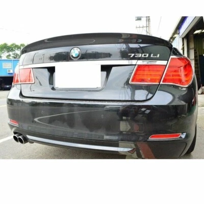 Carbon Fiber Fit FOR BMW F01 F02 740i 760Li Sedan A Type Trunk Spoiler Wing Foto 1 de 4