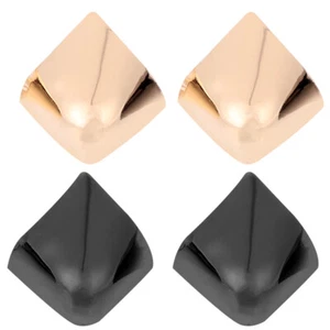 2 Pairs Toe Protector Heel Guards Cover Woman Metal Shoes Pointed Caps - Bild 1 von 12
