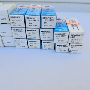 ๐ก 4 OSRAM Germany XENOPHOT ๐ก 64610 HLX 50W 12V Bulbs photo optic brl - Picture 1 of 6