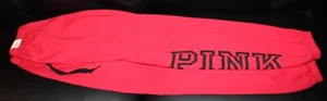 Women’s Victoria Secret “Pink” Sweatpants Size Small Logo Elastic Waist + tie - Picture 1 of 8