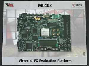 XILINX Original FPGA Development Kit HW-V4-ML403-G Virtex-4 XC4VFX12 Board