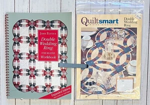 John Flynn's Double Wedding Ring Step-by-Step Workbook Quiltsmart interfacing ++ - Imagen 1 de 6