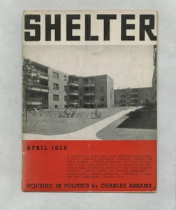 1939 Maxwell Levinson SHELTER Correlating Medium For Housing Progress F. Kiesler - Foto 1 di 1