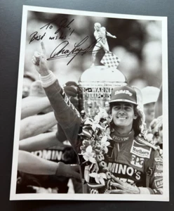 ARIE LUYENDYK ~ Signed/Autographed 8x10 Photo ~ Indianapolis 500 Winner ~ No COA - Picture 1 of 3