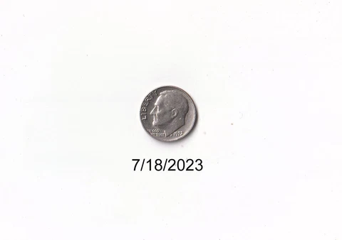 1972 P ROOSEVELT DIME SEMI-KEY!!Circulated IN GOOD CONDITION! Cover
