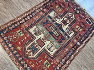 25371-Wunderschöner Antiker Russischer Sevan,172x119 cm²,Teppich,Tappeto - Bild 1 von 15