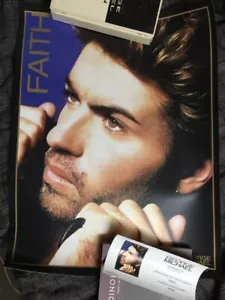 George Michael Faith Lithographic Poster Print - 18x24 Ltd Ed MINT COA - Picture 1 of 2