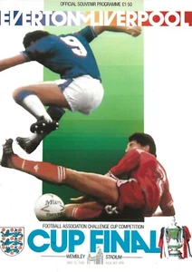 EVERTON V LIVERPOOL ~ FA CUP FINAL 1986 ~ AUSGEZEICHNETER ZUSTAND - Bild 1 von 1