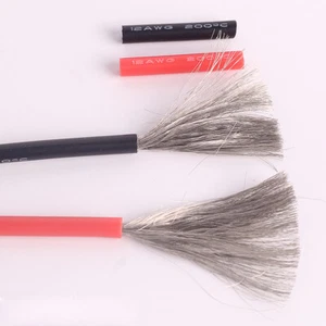 Rot Flexibles Silikonkabel Draht 2/4/6/7/8/10/11/12/13/15-30AWG 0,08mm RC Kabel - Picture 1 of 6