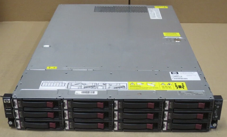 HP StorageWorks P4500 G2 Storage Server Xeon E5520 2.33GHz 11x600GB HDD 6GB RAM - Image 1 of 4