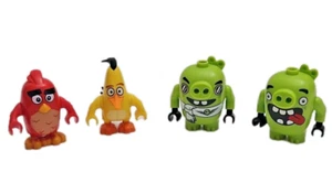 Lego Angry Birds Minifigure Lot Piggy Pilot Red & Yellow Bird Angry Birds Movie - Picture 1 of 4