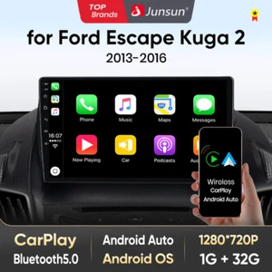 Autoradio Android 13 per Ford Escape 2013-2017 Apple Carplay GPS Navi BT - Foto 1 di 13
