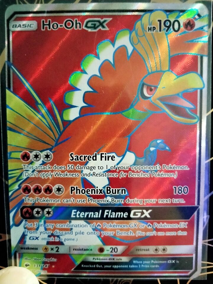 Ho-Oh GX - 131/147 - Full Art Ultra Rare