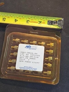 (25 piezas) Dorado 2001-5664-94 Adaptador MACOM Omni-Spectra RF Microondas NUEVO RARO $99 - Imagen 1 de 3
