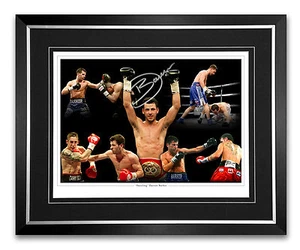 Darren Barker Hand Signed And Framed Boxing 12x16 Montage - Picture 1 of 1