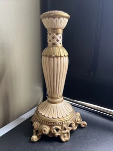 Vintage Fitz And Floyd Essentials 9" Candle Holder Hollywood Regency Style - Picture 1 of 6