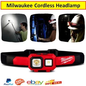 Milwaukee Hard Hat Headlamp Spot Light Head Lamp Torch Safety Cordless 450lm - Picture 1 of 4