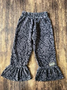 Matilda Jane Sz 8 Trudy Velour Ruffle Pants You & Me - Picture 1 of 3