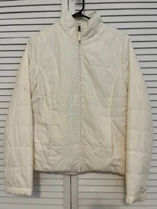 Athletic Works Women's Quilted Jacket Fleece Lined Size Small Winter White - Picture 1 of 4