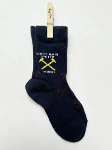 Roy’s Boys West Ham Football Club Navy Blue Low Cut Socks Brand New - 6-8 Kids - Picture 1 of 3