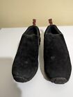 Merrell jungle moc Mens size 8.5 shoes black suede slip on sneakers