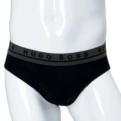 Hugo Boss Men's Black Stretch Briefs US M IT M - Image 1 of 4