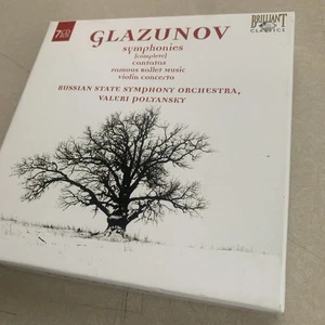 GLAZUNOV Symphonies Cantatas Famous Ballet Music Violin Concerto 7 CD Box Set - Bild 1 von 3