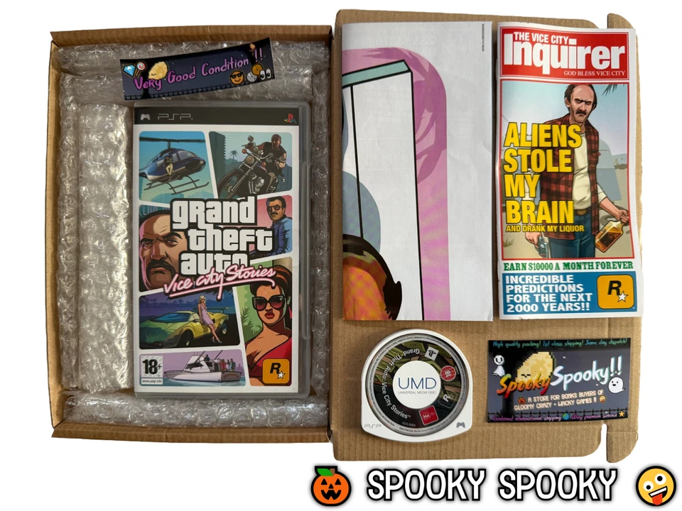 Grand Theft Auto Vice City Stories Sony PSP - UK PAL VGC CIB with Map - Tracked - Image 1 of 4