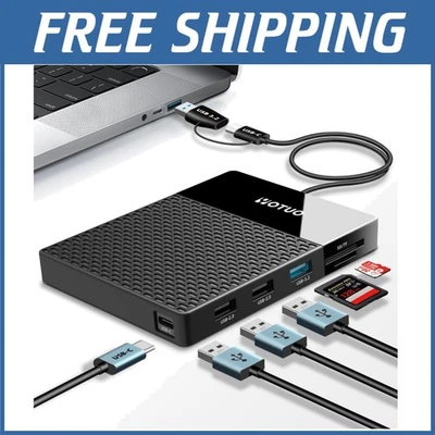 1TB External Hard Drive with USB C Hub & Card Reader - Image 1 of 4