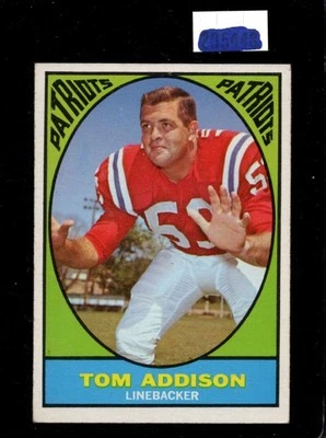 1967 TOPPS #5 TOMMY ADDISON EX PATRIOTS *SBA5439 - Image 1 of 2