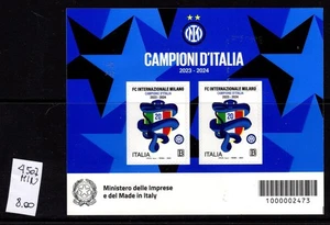 Repubblica Italiana 2024 Inter campione d'Italia minifoglio - Imagen 1 de 1