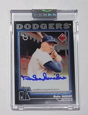 2004 Topps Retired Signature Duke Snider  #TA-DSN Autograph - Image 1 of 2