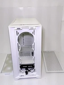 Corsair iCUE 4000D RGB, Mid-Tower PC Case White, RGB Airflow Computer Case - Picture 1 of 4