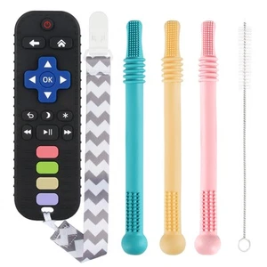 Teething Toys for Babies 0-6 6-12 12-18 Months Bpa Free Teething Sticks and R... - Picture 1 of 7