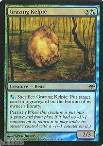 MTG - Eventide - Grazing Kelpie - 2X - Foil - NM - Picture 1 of 1