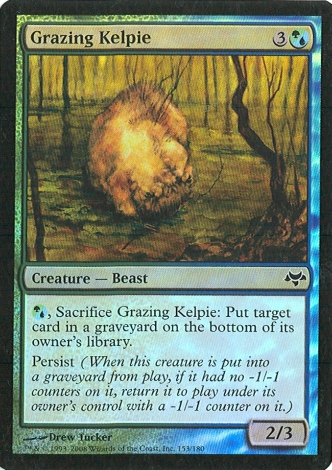 MTG - Eventide - Grazing Kelpie - 2X - Foil - NM - Image 1 of 1