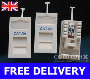 CAT5E UTP RJ45 Low Profile 25x50mm Euro Netzwerkmodul - Bild 1 von 1