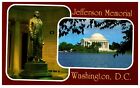 Postcard Chrome era Jefferson Memoria Washington DC State Building 