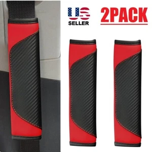 2× Car Safety Seat Belt Shoulder Pad Cover Cushion Harness Comfortable Driving - Picture 1 of 13