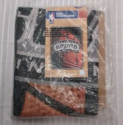 5 X шпоры чемпионов 48 «X 60» сплетенный гобелен плед NBA  - Изображение 1 из 4