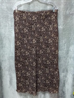 Falda Colección Kathie Lee Mujer 10 Vintage Boho Fairy Forest Terroso Etéreo Foto 1 de 4