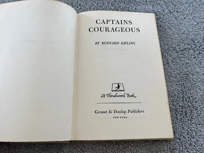 Rudyard Kipling- Captains Courageous 1897 Rare Grosset Dunlap New York (L6) - Imagem 1 de 4