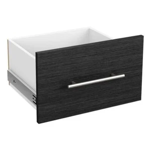 ClosetMaid Style+ Shaker Drawer Kit 9.96" x 16.65" Soft-Close Glides Noir Black - Picture 1 of 8