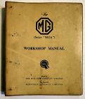 MG Series MGA Workshop Manual AKD600, original BMC issued