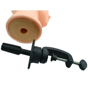 Soporte para cabeza peluca fabricante de cabello maniquí cosmetología soporte mesa herramienta - Imagen 1 de 12